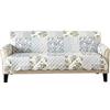 Great Bay Home Copridivano con motivo patchwork smerlato stampato, antimacchia (divano, grigio)