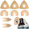 miuline Set di 8 lame oscillanti Mix Multitool Set di lame per sega multifunzione per plastica/legno/Soft Metal Cutting per Multimaster