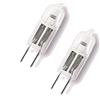 oniroview Kit 2 pezzi LAMPADINA ALOGENA BISPINA 24V 20W G4 3000°K 350 LUMEN 30X9mm