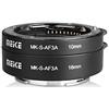 MEKE Meike MK-S-AF3A Anello adattatore tubo di prolunga macro per messa a fuoco automatica in metallo per Sony E-Mount FE-Mount A7 NEX Mirrorless Fotocamera A7 A7M2 NEX3 NEX6 NEX7 A5100 A6000 A6300 A9
