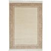 -LUXOR- living Luxor Living Tappeto Gala annodato a mano, tappeto di alta qualità, 100% lana, tappeto sostenibile, 40 x 60 cm, color crema