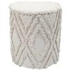 HOME DECO FACTORY, HD0502, Pouf Mirage Beige - Comfort ergonomico, Design Elegante, Versatile e di Facile Manutenzione - Ideale per Soggiorno, Camera da Letto o Ufficio - 37x41x37 cm, Beige