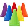 LATERN 30 Pezzi Coni da Allenamento per Calcio, 19CM Segnalinee in Plastica Coni Stradali per Allenamento Coni da Campo per Pattinaggio Pallacanestro Calcio attività Eventi Gioco di Lancio (6 Colori)