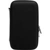 HEEPDD Custodia di Protezione del Materiale PU Portatile per 3DS - Custodia da Trasporto Console per i Giocatori - con Tasca a Maglie con Cerniera per Accessori (BLACK)