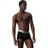 Calvin Klein Low Rise Trunk 3Pk 000Nb3074A, Boxer a Vita Bassa, Uomo, Nero (Black), XL