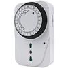 EXTRASTAR Timer presa elettrica,Programmatore Timer meccanico giornaliero,3680 W,250 V
