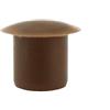 IROX 50 Tappi Copriforo 6mm IROX Marrone Plastica Testa 9mm Tappo Copri foro