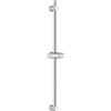 Auralum Asta Doccia 70cm, Saliscendi Doccia in Acciaio Inox con Supporto Soffione Regolabile, Adattarsi ai Fori Esistenti, Cromo