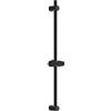 Auralum Asta Doccia 70cm, Saliscendi Doccia in Acciaio Inox con Supporto Soffione Regolabile, Adattarsi ai Fori Esistenti, Nero