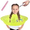 GUSTO Set Mantella e Pettine Taglio di Capelli Bambini Parrucchiere Grembiule Mantellina Bimbi Giallo (Color 6)