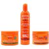 Cantu Set di Attivatore di Ricci al Burro di Karité, Condizionante Leave-In e Crema Curling al Cocco (Confezione da 3)