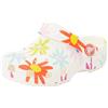 Crocs Classic Crafted Daisy Clog T, Zoccoli Unisex - Bambini e Ragazzi, Gesso, 25/26 EU