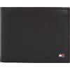 Tommy Hilfiger Uomo Portafoglio Eton Trifold con Scomparto Monete, Nero (Black), Taglia Unica