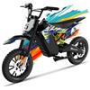 EVERCROSS EV65M 48V Motocicletta Elettrica per Bambini, Moto Elettrica con Motore 500W, 3 Modalità di Velocità, 20KM Long-Range, Pneumatico 14'', Moto Cross Elettrica per Bambini da 12+ Anni