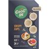CROC'IN - Coppette Commestibili da Riempire Nere - Base per Pasticceria o Aperitivi - Finger Food - Artigianali e Vegane - Ideali per Catering e Ristoranti - 240 Pezzi