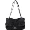 Farcauo Borsetta In Denim Donna Nero Retrò Borse a Tracolla In Denim Lavato Grande Capacità y2k Pochette