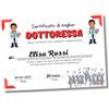 Auguriando Biglietto Auguri Laurea idea Regalo Laureata simpatico Gadget Laureato per la festa della dottoressa dottore biglietti auguri umoristici grandi formato in italiano (Dottoressa)