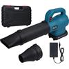Vistreck Ventola Jet Fan 35000 rpm 21 V spazzaneve soffiatore a batteria con batteria da 1500 mAh, interruttore a chiave singola, 3 accessori per la pulizia dell'auto, polvere di casa, rimozione della neve