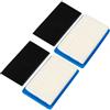 LOCOPOW 951-10298 2 pezzi Filtro aria per Kohler XT149 XT173 XT675 XT800 149cc XT6 XT7 per Kohler 14-083-01-S 14-083-01-S1 14-083-02 -S per Honda GXV140 HR215 HRB215 HRC215 HRM215 HRM195