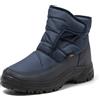 JOMIX Stivali Uomo Doposci Stivaletti Invernali da Neve Pelosi Caldi Scarpe Impermeabile da inverno MU9541 (Blu, 45)