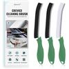 SXhyf Rifugio di pulizia - pennello per la pulizia della fessura setole dura, spazzola per pulizia di gap multifunzionale, strumenti di pulizia per uso domestico, casa, cucina, bagno (Verde)