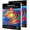 DagouColor Carta per Acquerello, 30 fogli, Ocean Blue, A4, 2 Pack | Carta da Disegno Libro, 300gsm Acido-Libero Pad per li Artisti Adulti Principianti