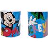 My sweety pop - Salvadanaio in metallo Topolino Blu - Scuola - Contenitore per monete - 12 cm - Idea Regalo