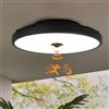 MULANDI 15W Plafoniera Esterno con Sensore Movimento, Diametro 30 cm, Radar Crepuscolare, CCT Regolabile 3000K-5000K, 2100LM LED Bagno Soffitto, IP65 Impermeabile, Soggiorno Bagno