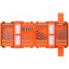 WELLCUT Set di 51 punte combinate include punte da trapano in titanio HSS, punte da trapano per legno, set di punte per cacciavite con supporto magnetico, custodia portatile fai da te