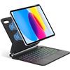 SENGBIRCH Custodia Tastiera per iPad 10 Generazione 10.9 2022 /iPad 11a Generazione A16 11 2025, Trackpad Muti-Touch, Italiano QWERTY, Supporto Magnetico Magic Bluetooth Tastiera, Nero
