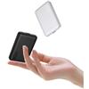 Miady Mini Power Bank Piccola ma forte, 5000 mAh, 2,4 A, USB C (input & output), batteria esterna, con cavo, per iPhone, iPad, Samsung, Galaxy