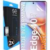 smart engineered 3D Pellicola protettiva per schermo per Motorola Edge 40 Pro antiriflesso [2 pezzi | smart engineered] - Opaco, Case-friendly, Non Vetro Temperato ma Pellicola Protettiva TPU