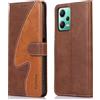 Fyriswho Cover Compatibile con Xiaomi Redmi Note 12 5G / Poco X5,Custodia in pelle Premium PU Leather Portafoglio,Flip Porta Carte Funzione Supporto per Xiaomi Redmi Note 12 5G / Poco X5 - Marrone