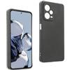 REY Cover in Gel TPU Nera per XIAOMI REDMI Note 12 PRO 5G - 12 PRO+ 5G - 12 Explorer - Poco X5 PRO, Ultra Sottile 0,33 mm, Morbido Flessibile, Custodia Silicone