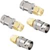 KUOQIY 4 Pezzi Connettore BNC Femmina a SMA Maschio, Adattatore da BNC a SMA, per Cavo di Prolunga Antenna WiFi
