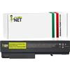 new net - Batteria HSTNN-C12C Compatibile con Notebook HP Compaq 6510b 6515b 6710b 6710s 6715b 6715s 6910p nc6100 nc6105 nc6110 nc6115 nc6120 nc6140 nc6200 [5200mAh]