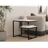 Hanah Home White Wengen-Bianco, melammina, Taglia Unica