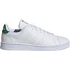ADIDAS sneakers advantage bianco verde uomo EUR 39 1/3 / UK 6