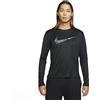Nike Maglia Running Dvn Miler Nero Reflective Argento Uomo XL