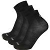 Mico Sport Calze Running Corta Light Tris Nero-Nero-Nero XXL