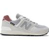 New Balance 574 Mesh Suede Sabbia Grigio - Sneakers Uomo EUR 40 / US 7