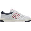 New Balance Bb480 Lea Bianco Blu Rosso - Sneakers Unisex EUR 40 / US 7
