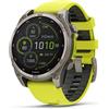 Garmin Fenix 8 Solar 47 mm Grigio giallo TU