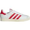 ADIDAS Originals Gazelle Lea Bianco Rosso - Sneakers Uomo EUR 40 / UK 6,5