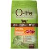 O-life Cat Sterilised Grain Free Agnello fresco - 2,4 Kg - Cibo monoproteico gatto - 1° ORDINE? scegli lo sconto BZR5 / BZR20 + 200 punti fedeltà