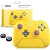 8Bitdo Controller Bluetooth 8Bitdo Ultimate 2 Per Switch 2, Switch, PC Windows, Aggiornamento Joystick TMR, Anello Fuoco RGB, Grilletti Tattili Effetto Hall Commutabili, Vibrazione, L4/R4 Rimappabili, Giallo