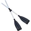 Generic Remi da barca, 1 paio di pagaie per kayak in alluminio, montaggio rapido, pagaie per canoa, strumento per gare, sport, pesca e kayak