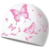 Culinavog Cuffia Nuoto, 1 Pezzi Cuffia Silicone Piscina Donna, Cuffie da Bagno in Silicone Antiscivolo per Adulti, Swimming Cap, Cuffie da Bagno Impermeabile per Donna, Bambina, Adulti (Bianco)