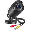 ZOSI 1080p 4-in-1 Telecamera di sorveglianza AHD-TVI/CVI/CVBS per interni/esterni, IR Visione notturna 24m, Funziona con DVR, Senza Alimentatore