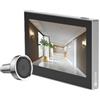 EZVIZ CP2 Spioncino Digitale a Batteria 1080P con Schermo a Colori da 4,3, Visione Grandangolare a 146°, Batteria Ricaricabile da 2200 mAh, WiFi 2.4 GHz, NO Rilevamento di Movimento, Colore Argento